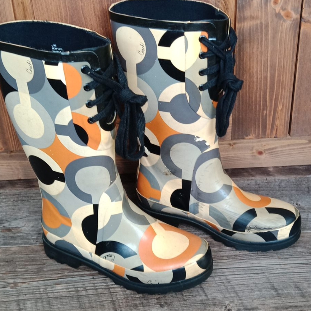 COACH rain boots
